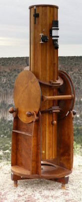 Wooden Telescope Vertical