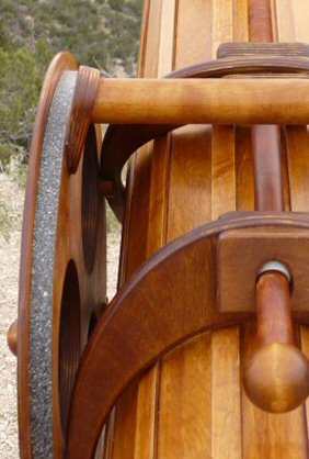 Wooden Telescope Left Side